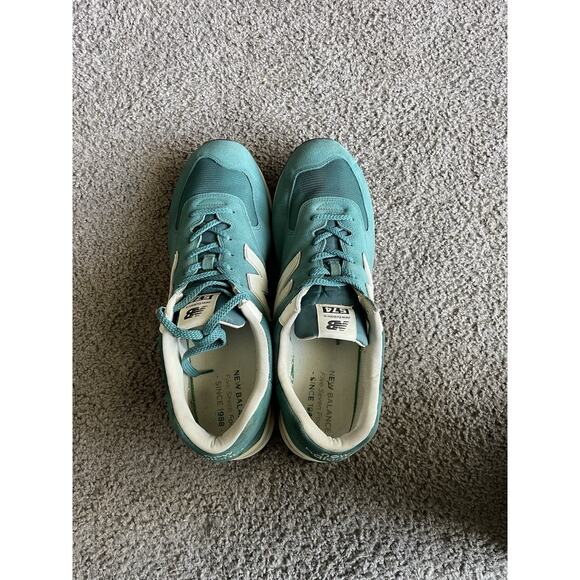 Size 18- New Balance 574 Classics Reimagined Green Sneakers Retro U574RG2 - Picture 4 of 6